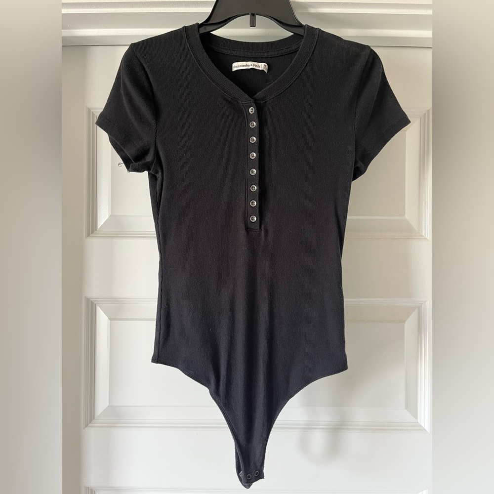 Abercrombie & Fitch Henley Bodysuit in Medium
